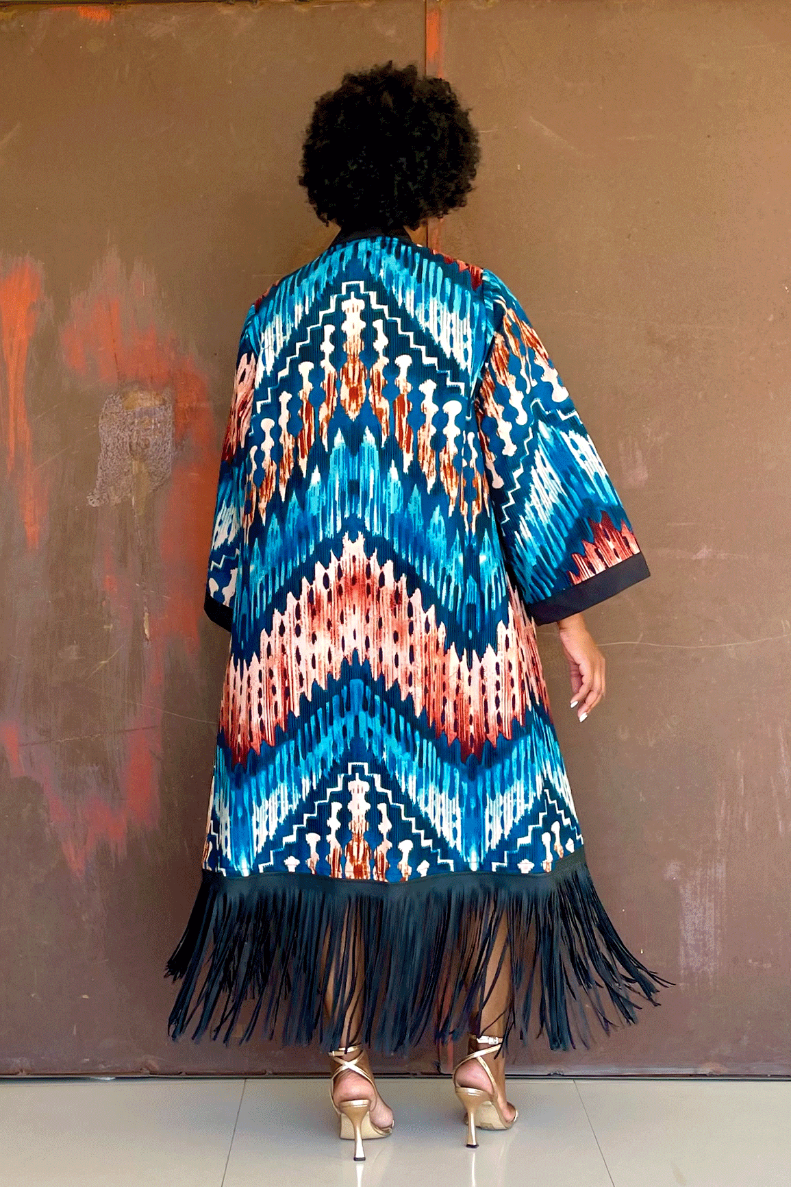 Jika Tassel Kimono (Jazzy) - Kimono Only