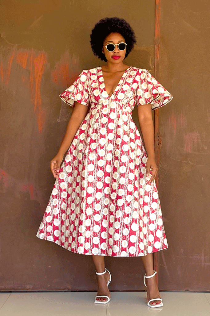 Moroko Dress (Cherry Pop) - SOLD OUT