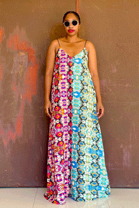 Mara Maxi (Pink Teal)